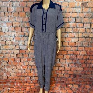Adolfo Collectibles Checkered‎ Jumpsuit